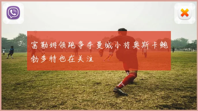 富勒姆领跑争夺曼城小将奥斯卡鲍勃多特也在关注